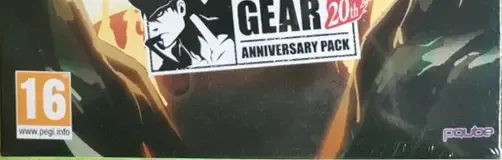 Guilty Gear 20th Anniversary Pack, the PEGI square on its front