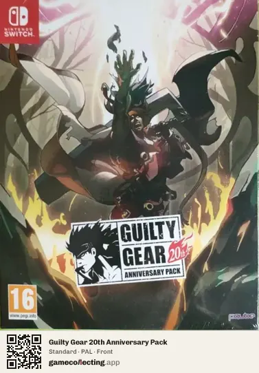 Guilty Gear 20th Anniversary Pack Nintendo Switch, PAL box front