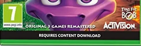 Spyro Reignited Trilogy, the PEGI square on its front