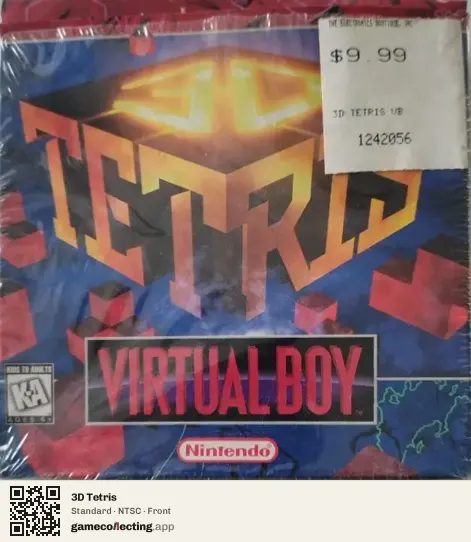 3D Tetris Virtual Boy, NTSC box front