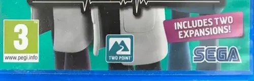 Two Point Hospital, the PEGI square on its front