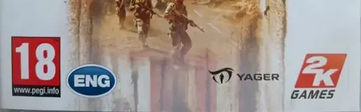 Spec Ops: The Line, the PEGI square on its front