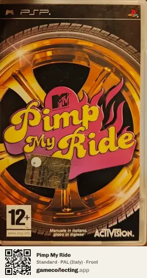 Pimp My Ride PlayStation Portable, Italy box front