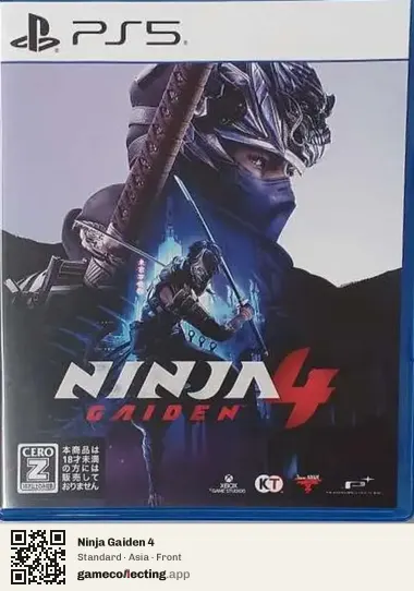 Ninja Gaiden 4 PlayStation 5, Asia box front