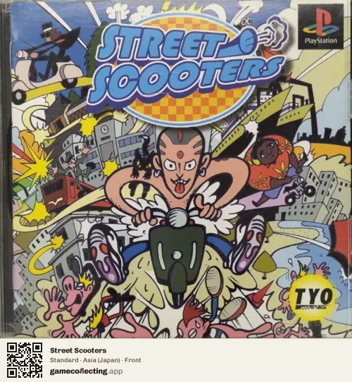 Street Scooters PlayStation, Asia box front