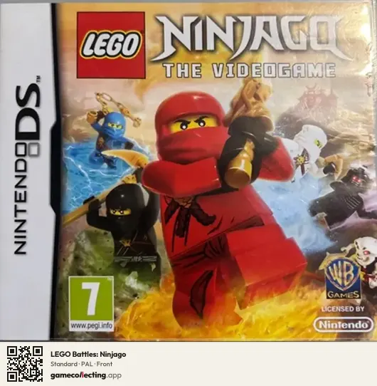 LEGO Battles: Ninjago Nintendo DS, PAL box front