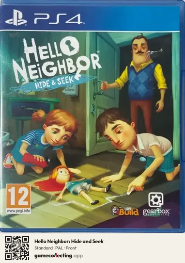 Hello Neighbor: Hide and Seek PlayStation 4, PAL box front