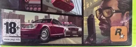 Grand Theft Auto IV, the PEGI square on its front