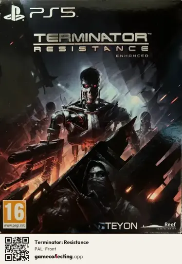 Terminator: Resistance PlayStation 5, PAL box front