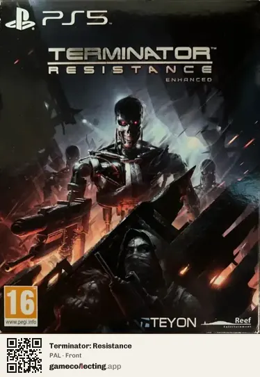 Terminator: Resistance PlayStation 5, PAL box front