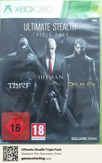 Ultimate Stealth Triple Pack Xbox 360, Germany box front