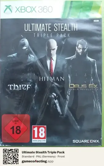 Ultimate Stealth Triple Pack Xbox 360, Germany box front