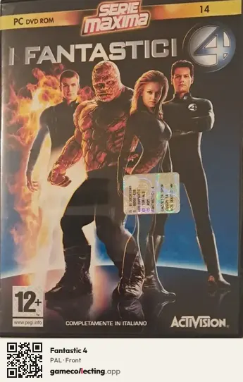 Fantastic 4 Computer, PAL box front