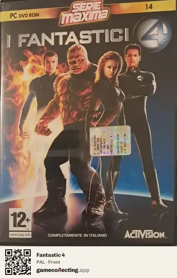 Fantastic 4 Computer, PAL box front