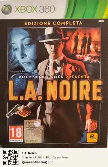 L.A. Noire Xbox 360, Italy box front