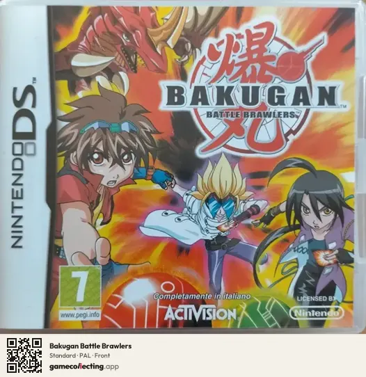 Bakugan Battle Brawlers Nintendo DS, PAL box front