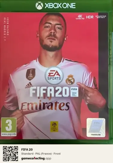 FIFA 20 Xbox One, France box front