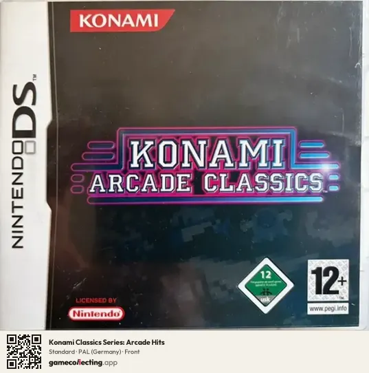 Konami Classics Series: Arcade Hits Nintendo DS, Germany box front
