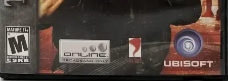 Tom Clancy's Rainbow Six 3, the ESRB box on its front