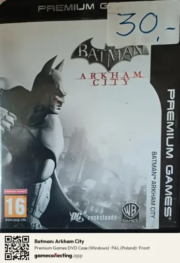Batman: Arkham City Computer, Poland box front