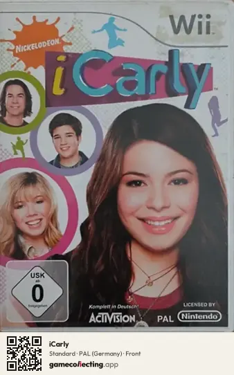 iCarly Nintendo Wii, Germany box front