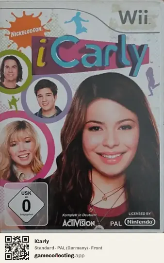 iCarly Nintendo Wii, Germany box front