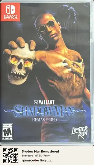 Shadow Man Remastered Nintendo Switch, NTSC box front