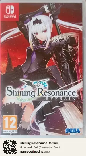 Shining Resonance Refrain Nintendo Switch, Germany box front