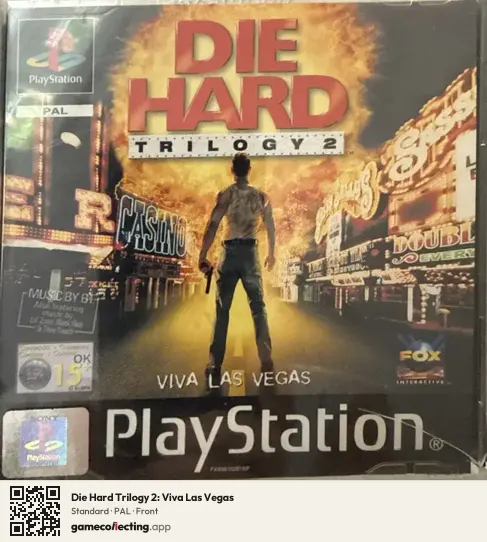 Die Hard Trilogy 2: Viva Las Vegas PlayStation, PAL box front
