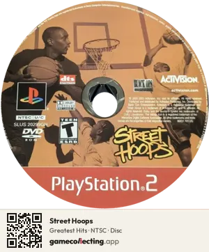 Street Hoops PlayStation 2, NTSC disc
