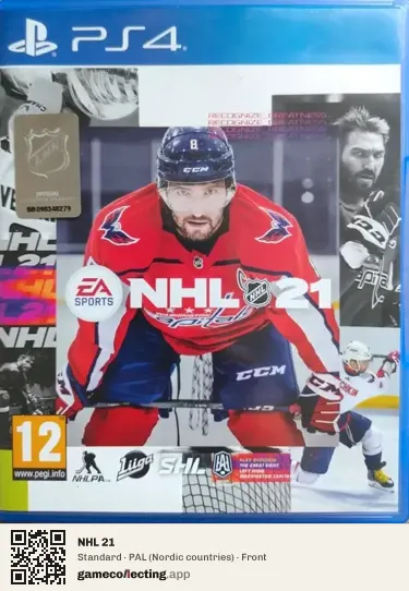 NHL 21 PlayStation 4, Nordic countries box front