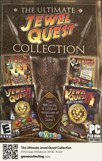 The Ultimate Jewel Quest Collection Computer, NTSC box front