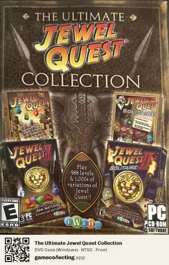 The Ultimate Jewel Quest Collection Computer, NTSC box front