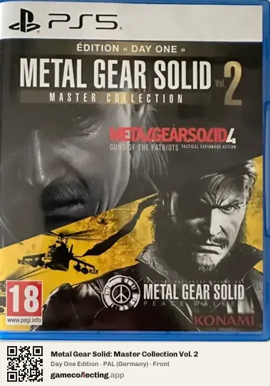 Metal Gear Solid: Master Collection Vol. 2 PlayStation 5, Germany box front