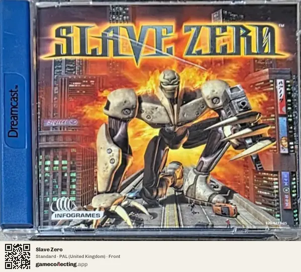 Slave Zero Sega Dreamcast, United Kingdom box front