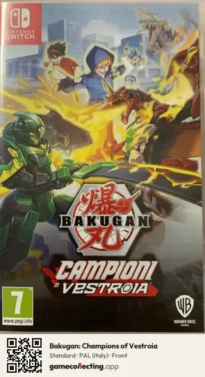 Bakugan: Champions of Vestroia Nintendo Switch, Italy box front