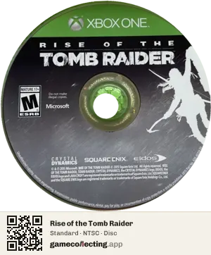 Rise of the Tomb Raider Xbox One, NTSC disc