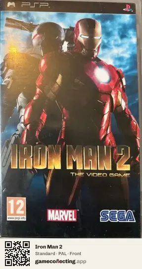 Iron Man 2 PlayStation Portable, PAL box front