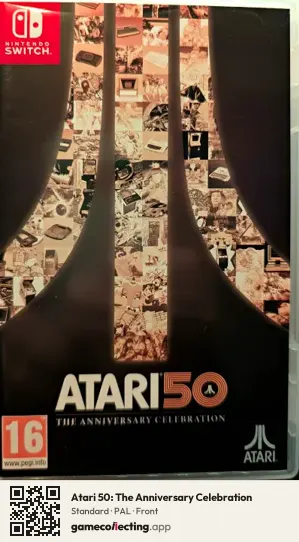 Atari 50: The Anniversary Celebration Nintendo Switch, PAL box front
