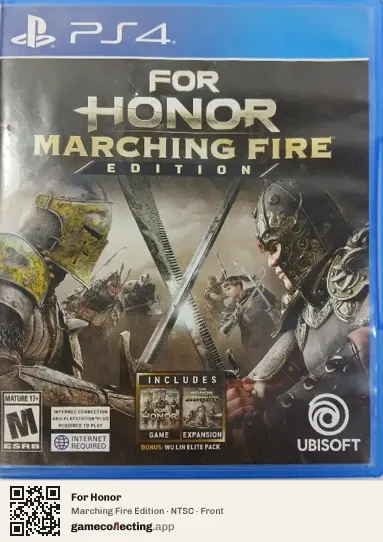 For Honor PlayStation 4, NTSC box front