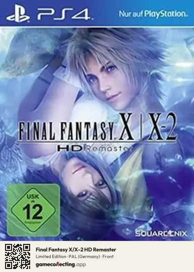 Final Fantasy X/X-2 HD Remaster PlayStation 4, Germany box front