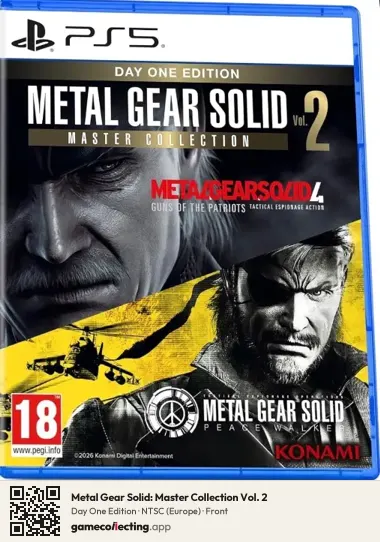 Metal Gear Solid: Master Collection Vol. 2 PlayStation 5, Europe box front