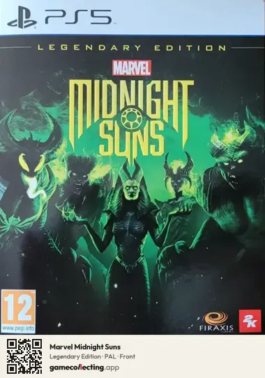 Marvel Midnight Suns PlayStation 5, PAL box front