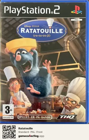 Ratatouille PlayStation 2, PAL box front