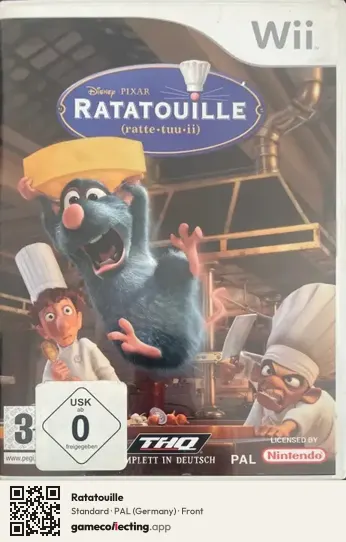 Ratatouille Nintendo Wii, Germany box front