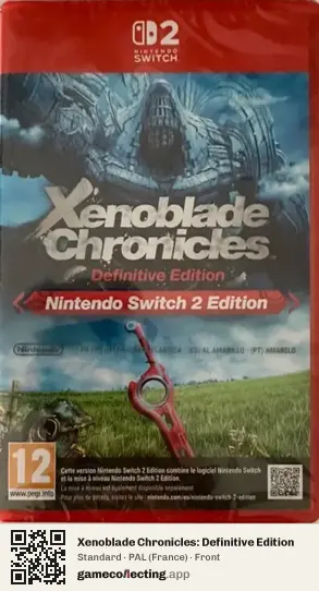 Xenoblade Chronicles: Definitive Edition Nintendo Switch 2, France box front