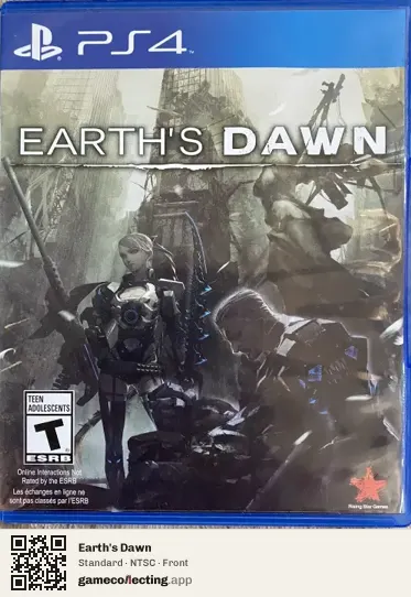 Earth's Dawn PlayStation 4, NTSC box front