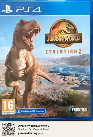 Jurassic World Evolution 2 PlayStation 4, France box front