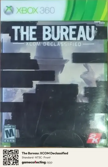The Bureau: XCOM Declassified Xbox 360, NTSC box front