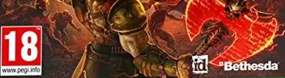 Doom Eternal, the PEGI square on its front